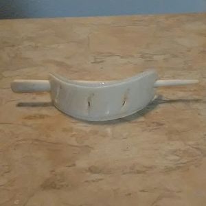 Ivory hair accessory